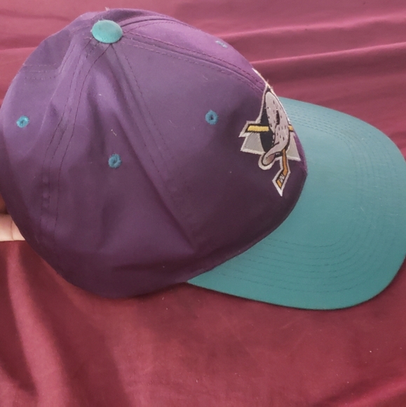 Vintage Sports Specialties Anaheim Mighty Ducks Snapback Hat Cap 90s NHL Men cas - Picture 3 of 8